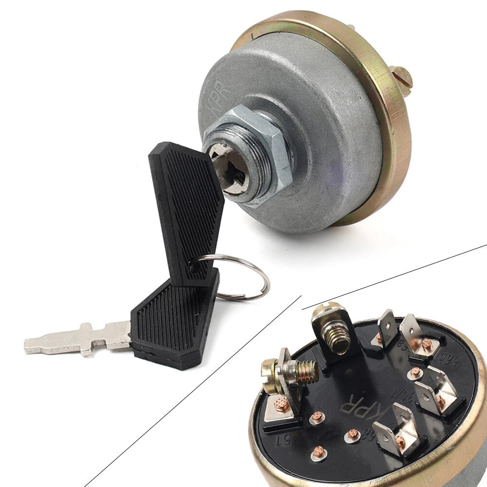 Ignition Key Switch for Long Tractor 2510, 2510DTC, 2510SD, 2610, 2610DTC (1970–1980)