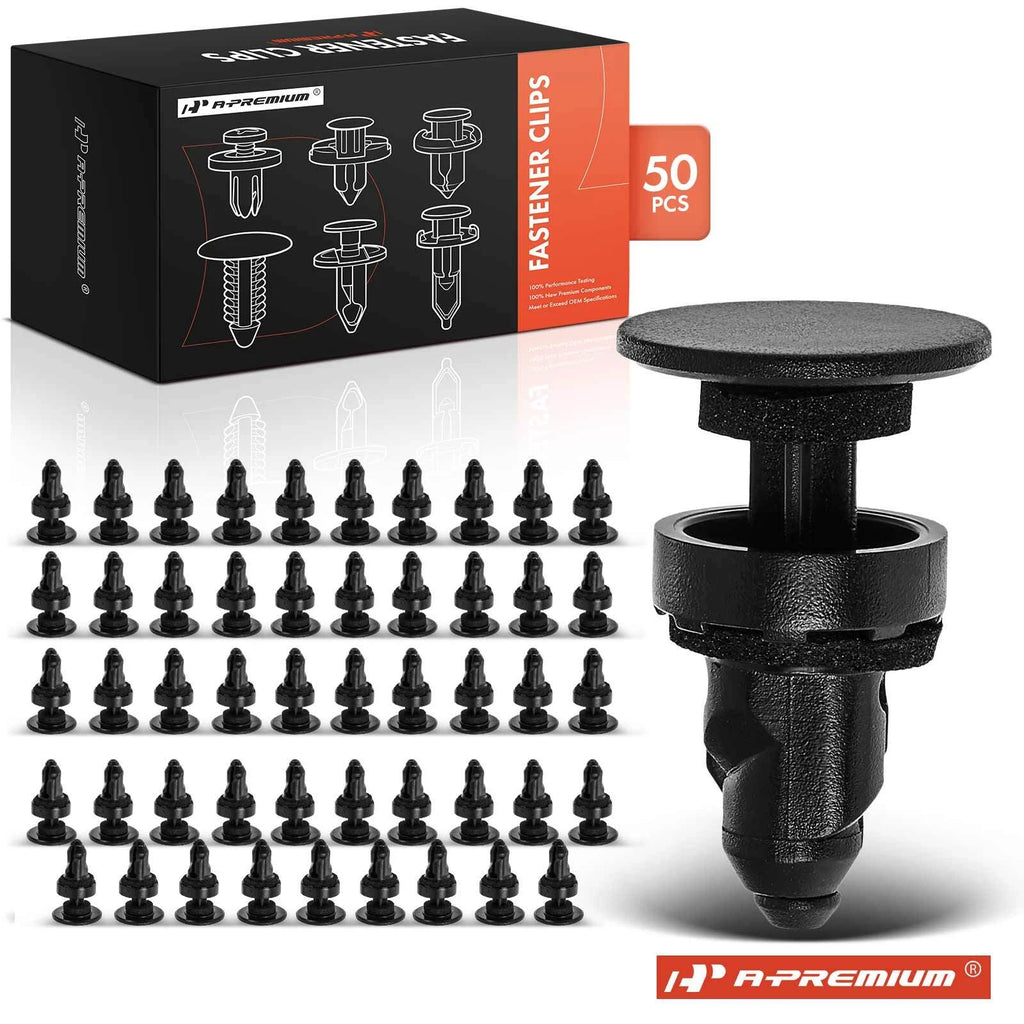 50Pcs Nylon Cowl Top Rivet Retainer Clip for Honda Acura 