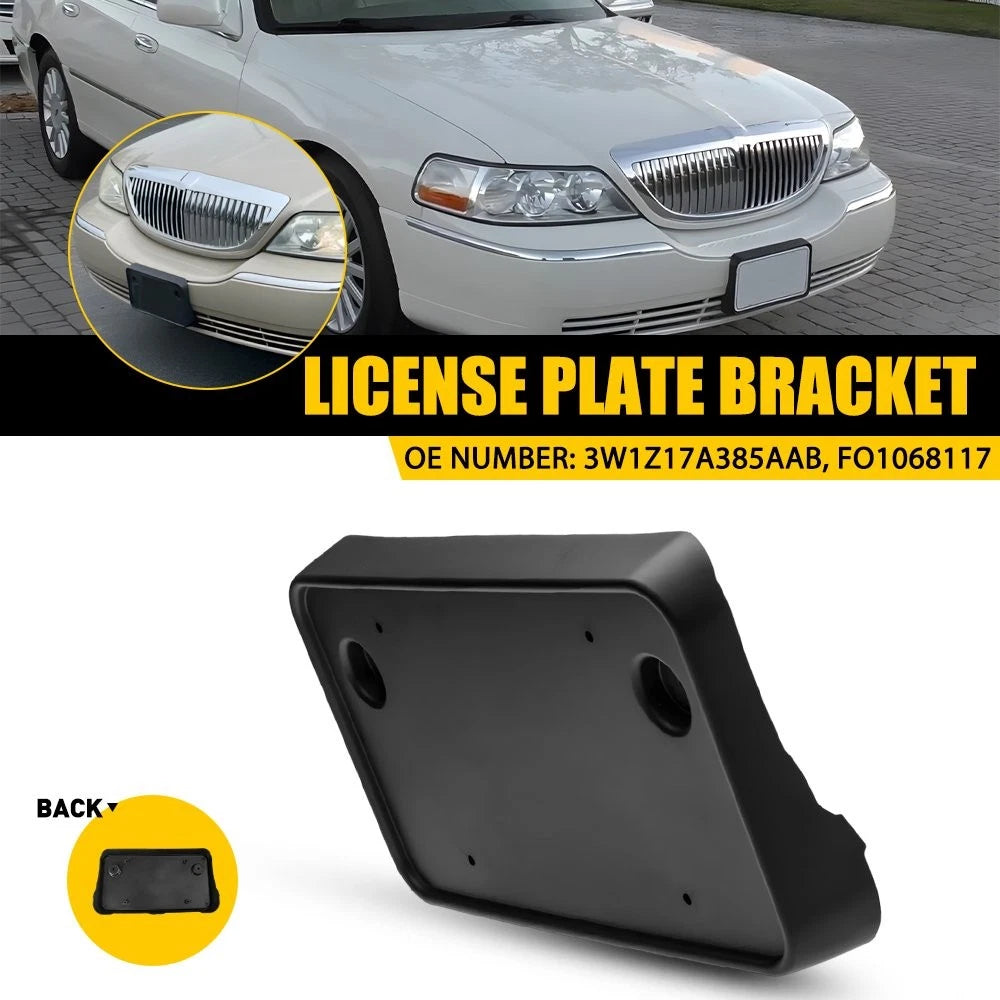 Front License Plate Bracket for Lincoln Town Car (2003–2011) OEM 3W1Z17A385AAB