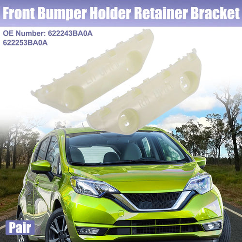 1 Pair Front Bumper Mounting Support Bracket for Nissan Versa (2007–2019)
