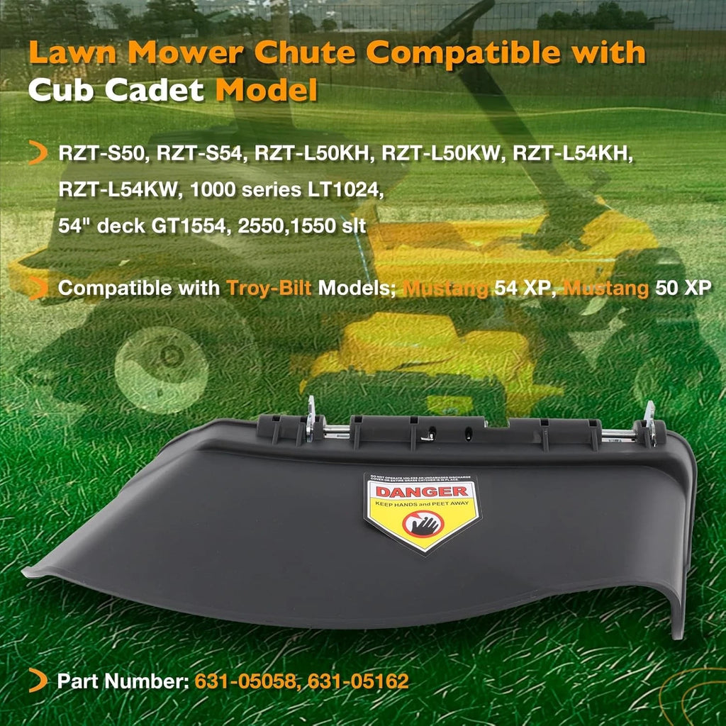 Side Discharge Chute for Cub Cadet RZT, Troy-Bilt (N/A)