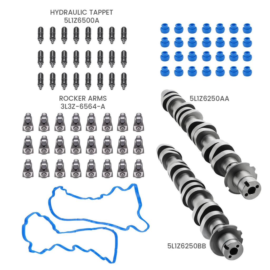 Set of 2 Camshafts and Lifters for Lincoln Mark LT (2006–2008)