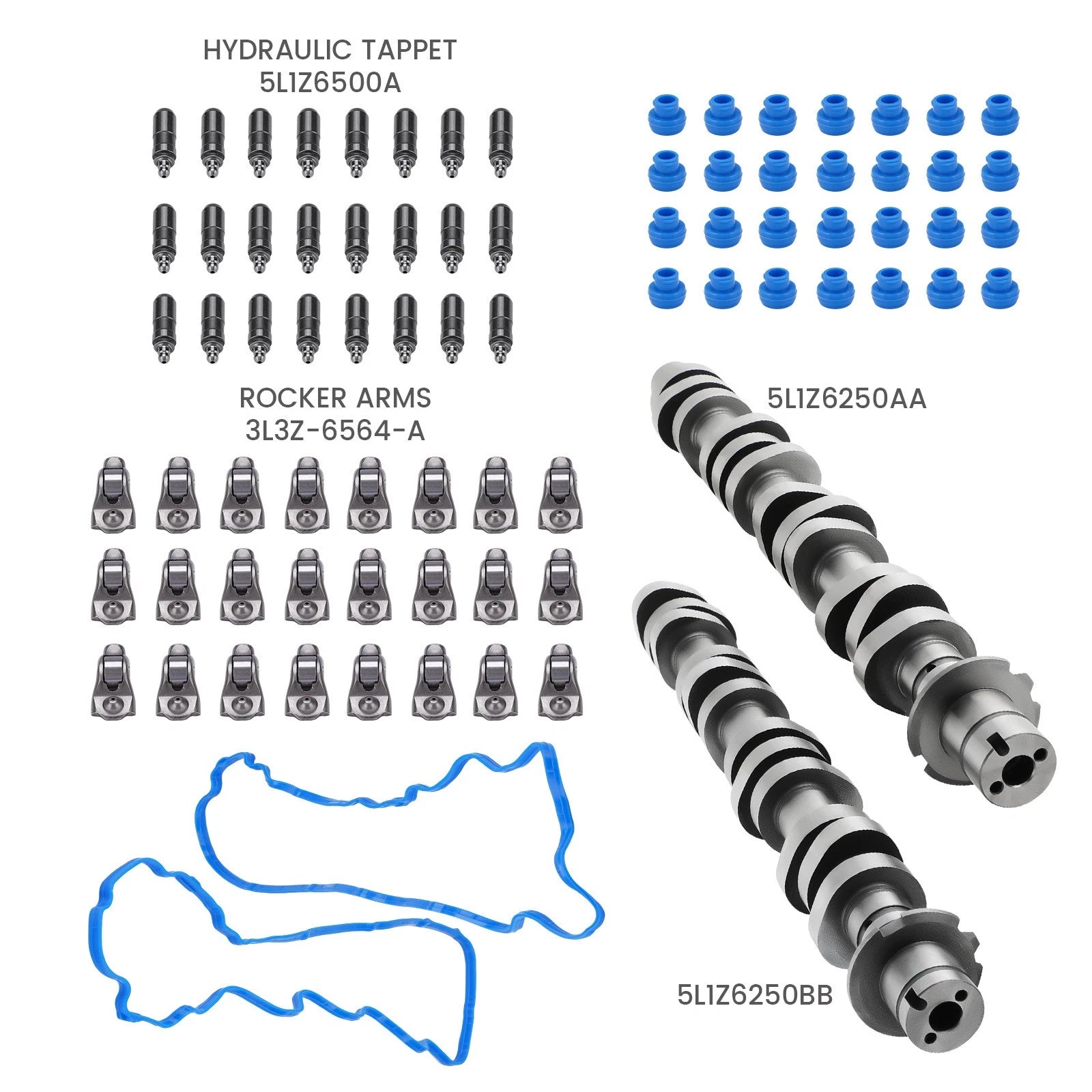 Set of 2 Camshafts and Lifters for Lincoln Mark LT (2006–2008)