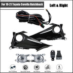 Fog Lights for Toyota Corolla Hatchback (2019–2021) with Wiring Kit & Switch