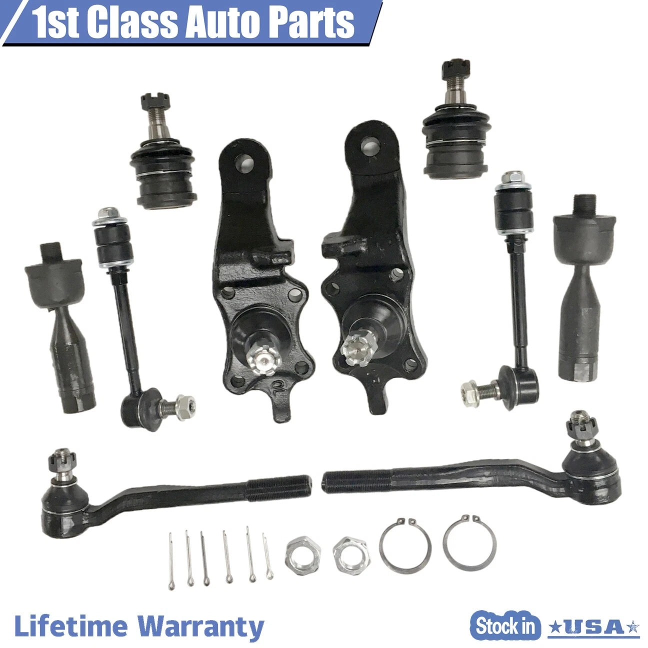 10PC Sway Bar Ball Joints Kit for Toyota 4Runner (1996–2002)