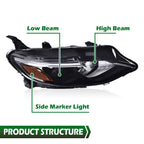 Halogen Headlight Pair for Chevrolet Malibu (2019–2022)