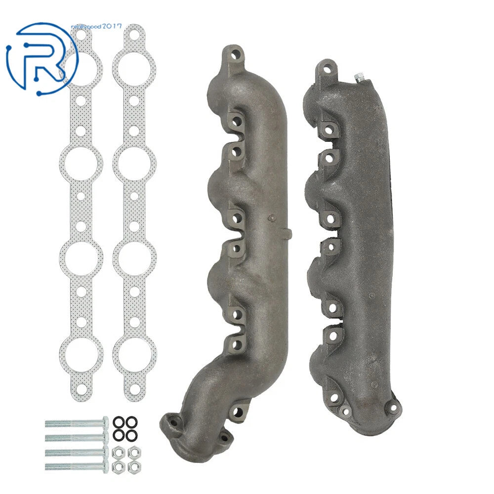 Exhaust Manifold Set of 2 w/ Gaskets for Ford F-250 F-350 F-Super Duty (1994–1997)