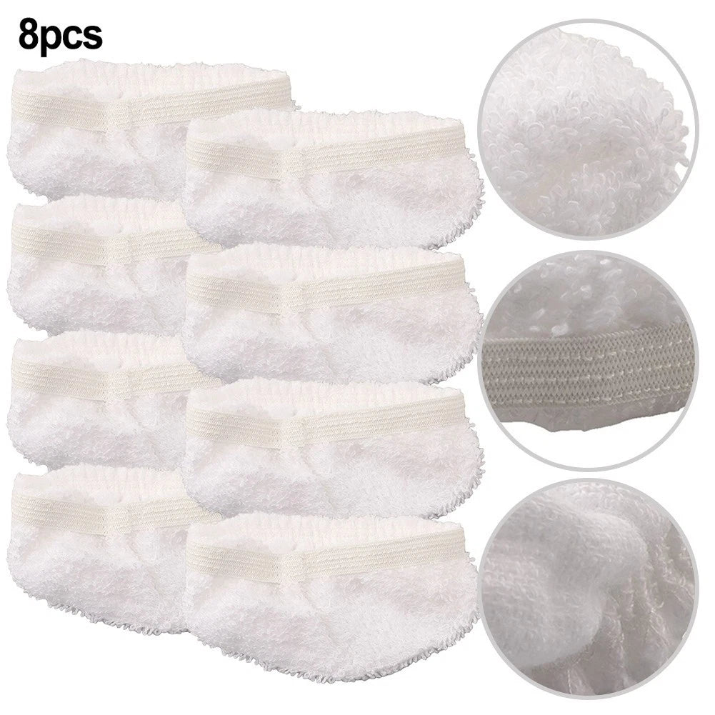 8 Pack Microfiber Mop Pads for Bissell, Wagner, PurSteam