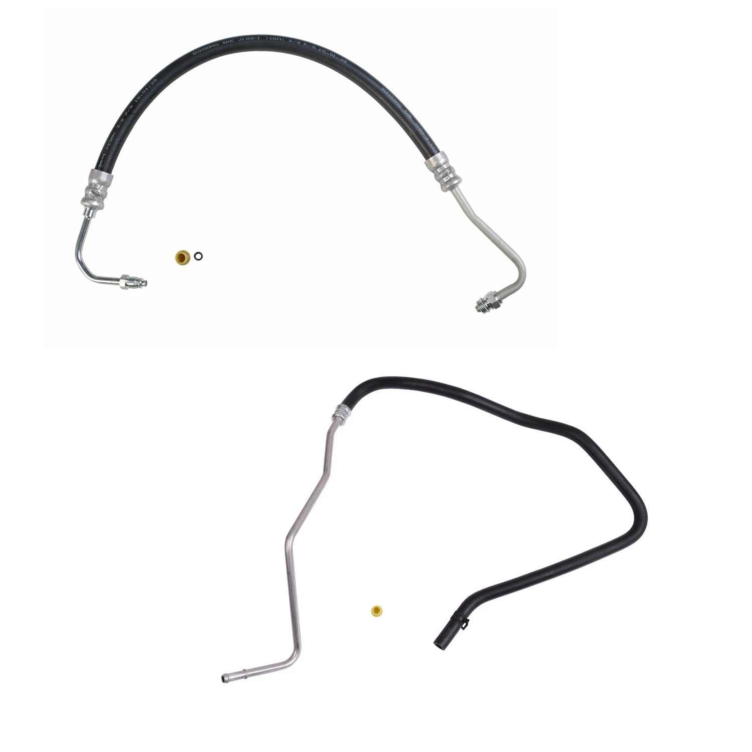 Sunsong Power Steering Pressure & Return Line Hose Kit for Ford F-350 (1999–2007)