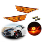 Side Marker Lights for Honda Civic (2016–2021) with Amber LED Bulbs
