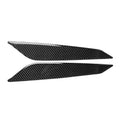 2pcs Carbon Fiber Gear Shift Side Panel Cover Trim for Audi A4 B9 (2017–2020)