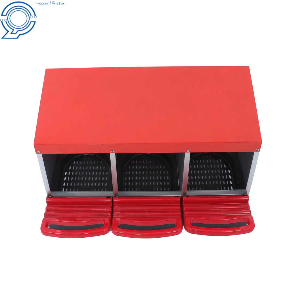 3 Hole Chicken Nest Box for Poultry (Metal with Cover)