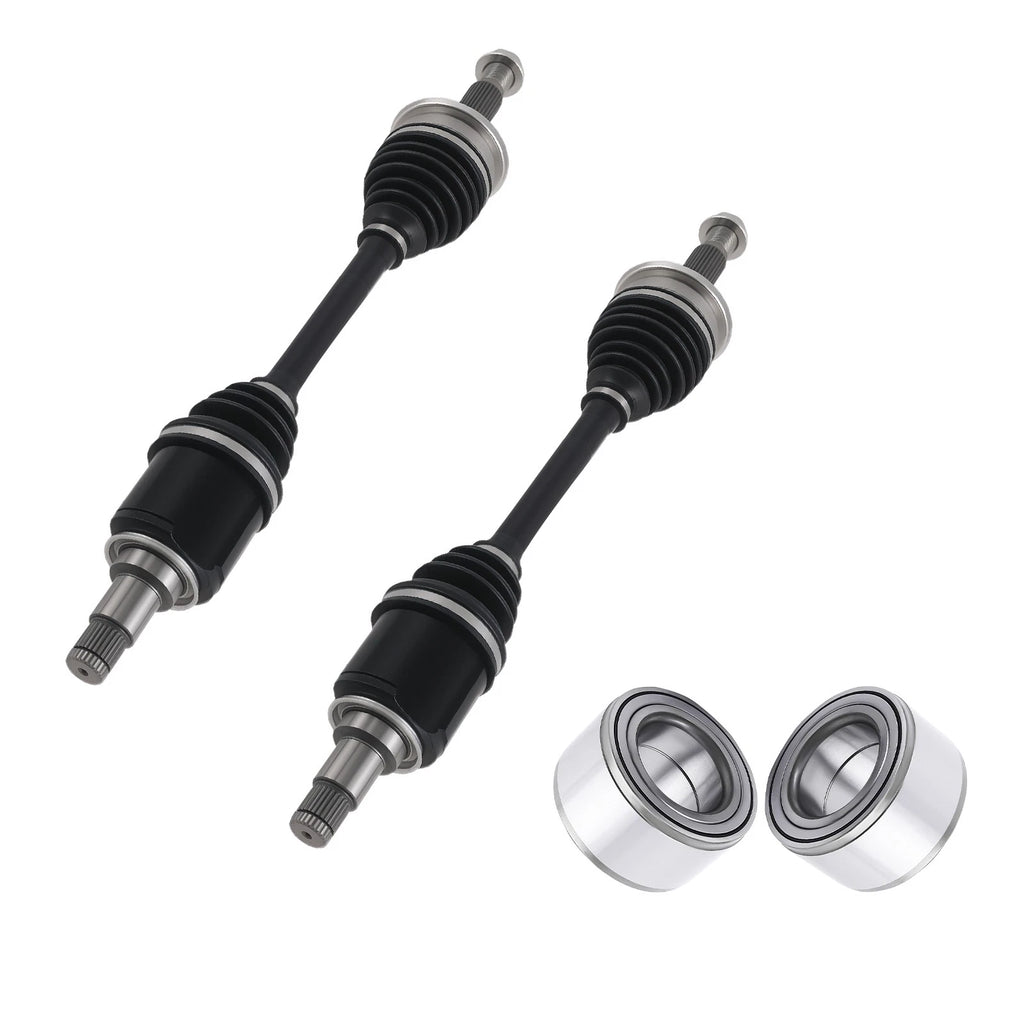 Set of 2 Front CV Axle Shafts for Toyota Tundra Sequoia (2000–2007) 4WD
