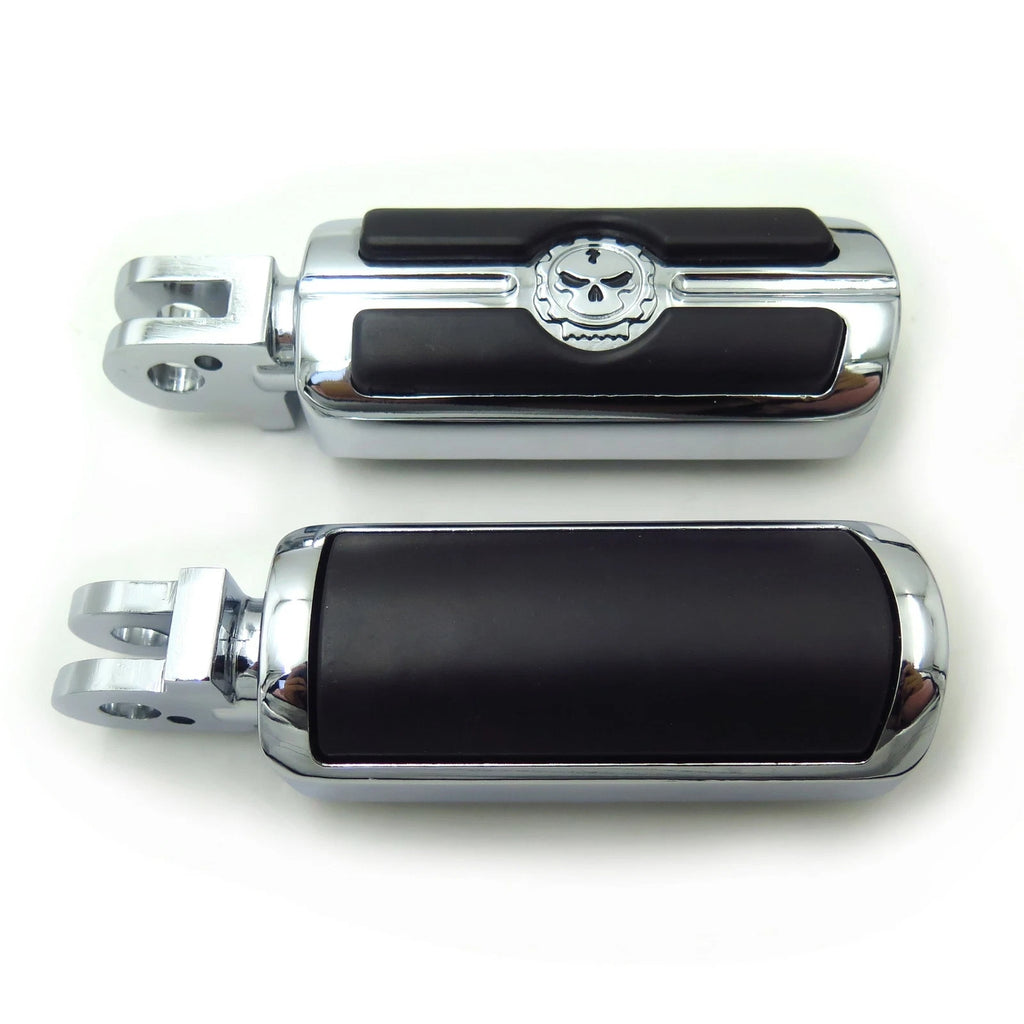 Gear Skull Footpeg Set for Triumph Speedmaster (2003–2014) Chrome
