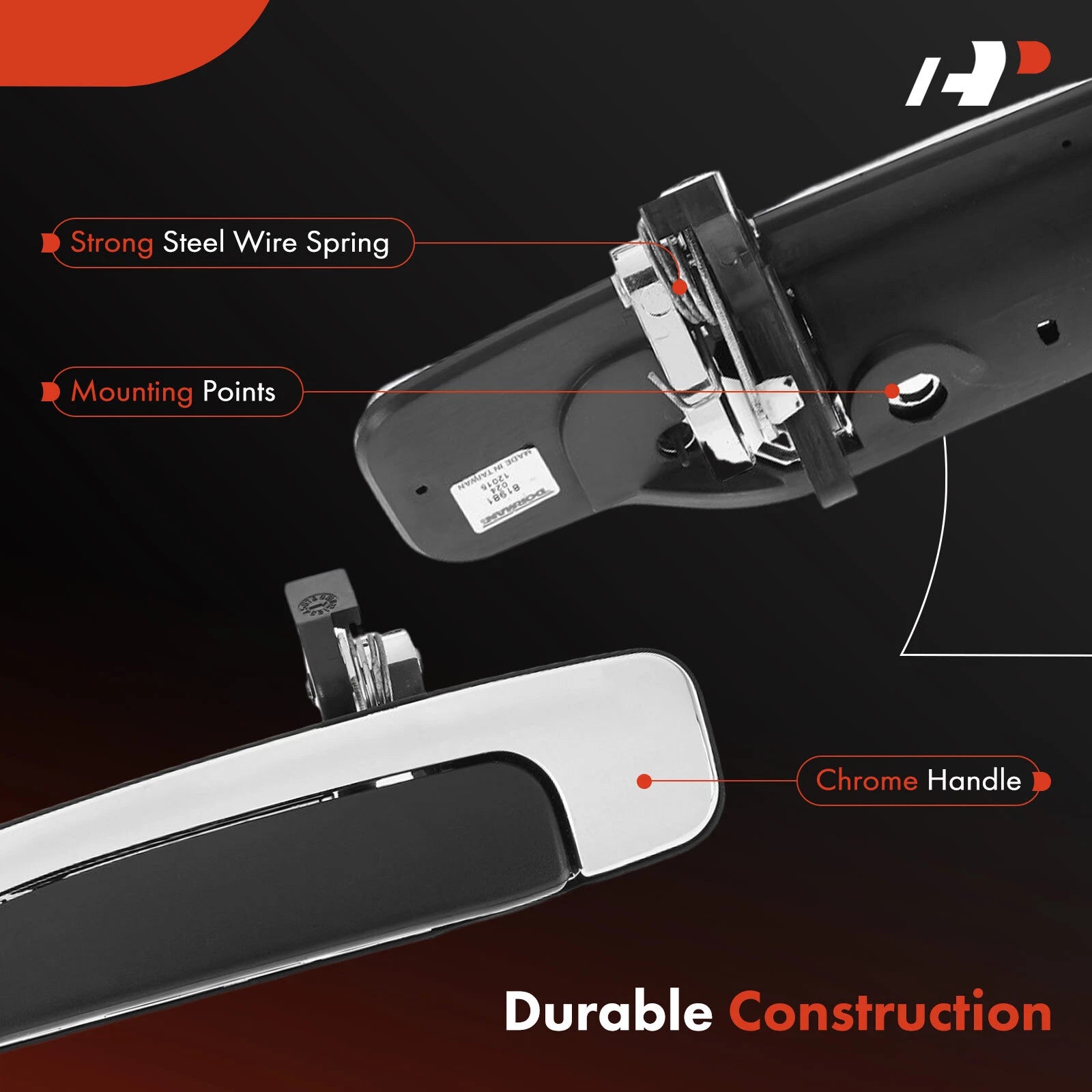 Rear Left Exterior Door Handle for Ford Crown Victoria (1992–2011)