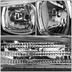 Pair of Headlights for Dodge Charger (2011–2014) - Black Housing, Clear Signal
