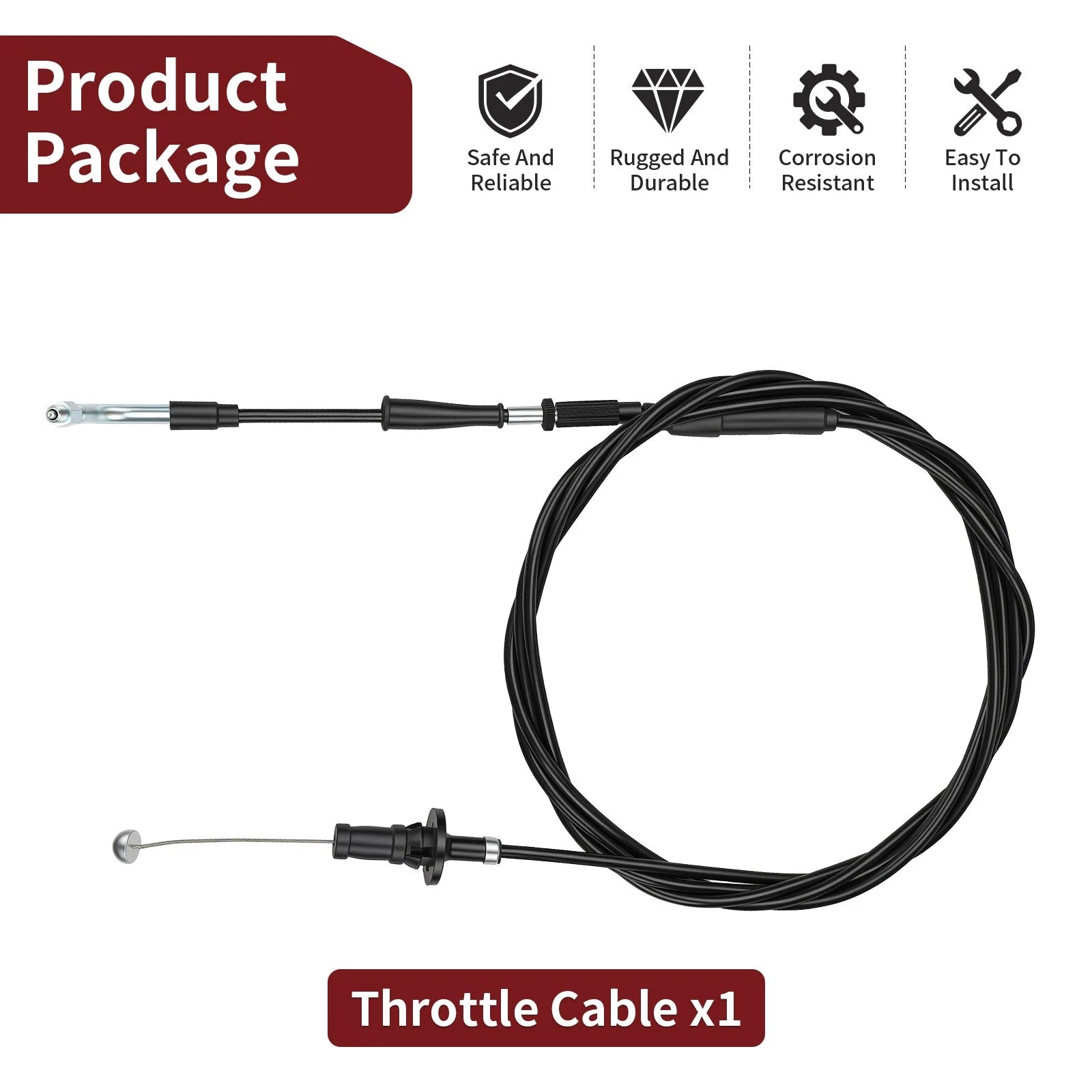 Throttle Cable for Polaris Ranger 700 Crew (2008–2009) 7081465
