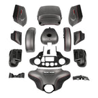 Fairings Bodywork Kit for Harley Electra Glide (2014–2024) Gray/Black Denim