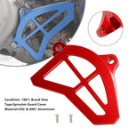 Sprocket Guard Cover for Yamaha YZ125 (1993–2004) - Aluminum, Red