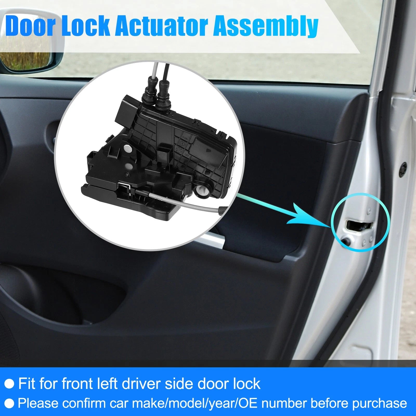 Front Left Door Lock Latch Actuator for Hyundai Elantra (2017–2020) 81310-F2030