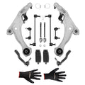 Set of 12 Front Suspension Control Arms with Sway Bar Links for Nissan Maxima (2009–2014)