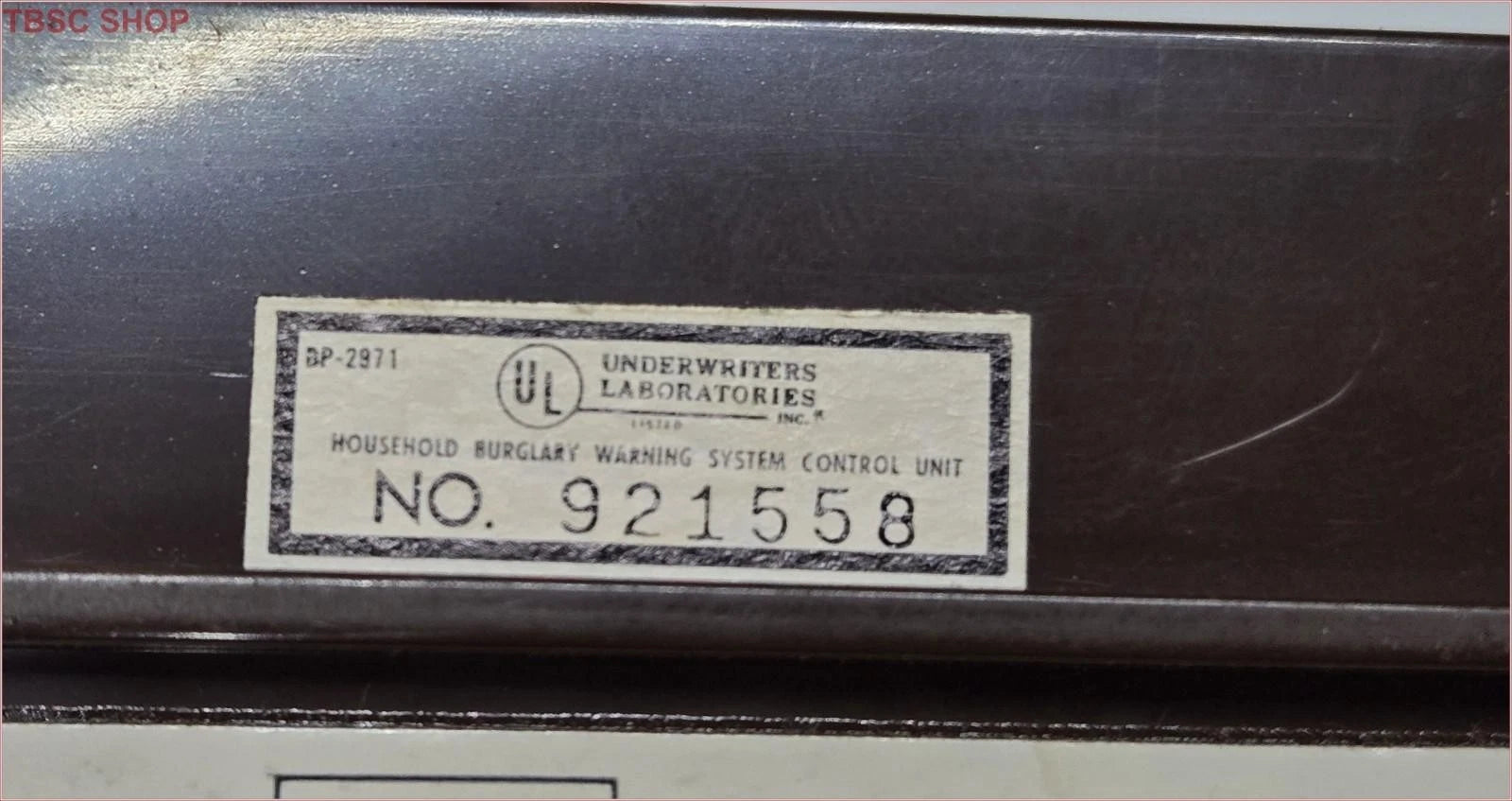 Control Unit for Vintage Model 921558