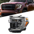 Driver Side Headlight Assembly for GMC Sierra 1500 (2019–2021)