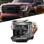 Driver Side Headlight Assembly for GMC Sierra 1500 (2019–2021)