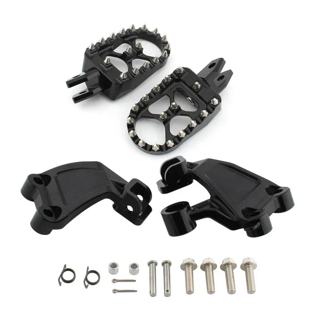 Footrest Foot Pegs Mount Bracket for Yamaha Vmax 1200 (1985-2007) Black