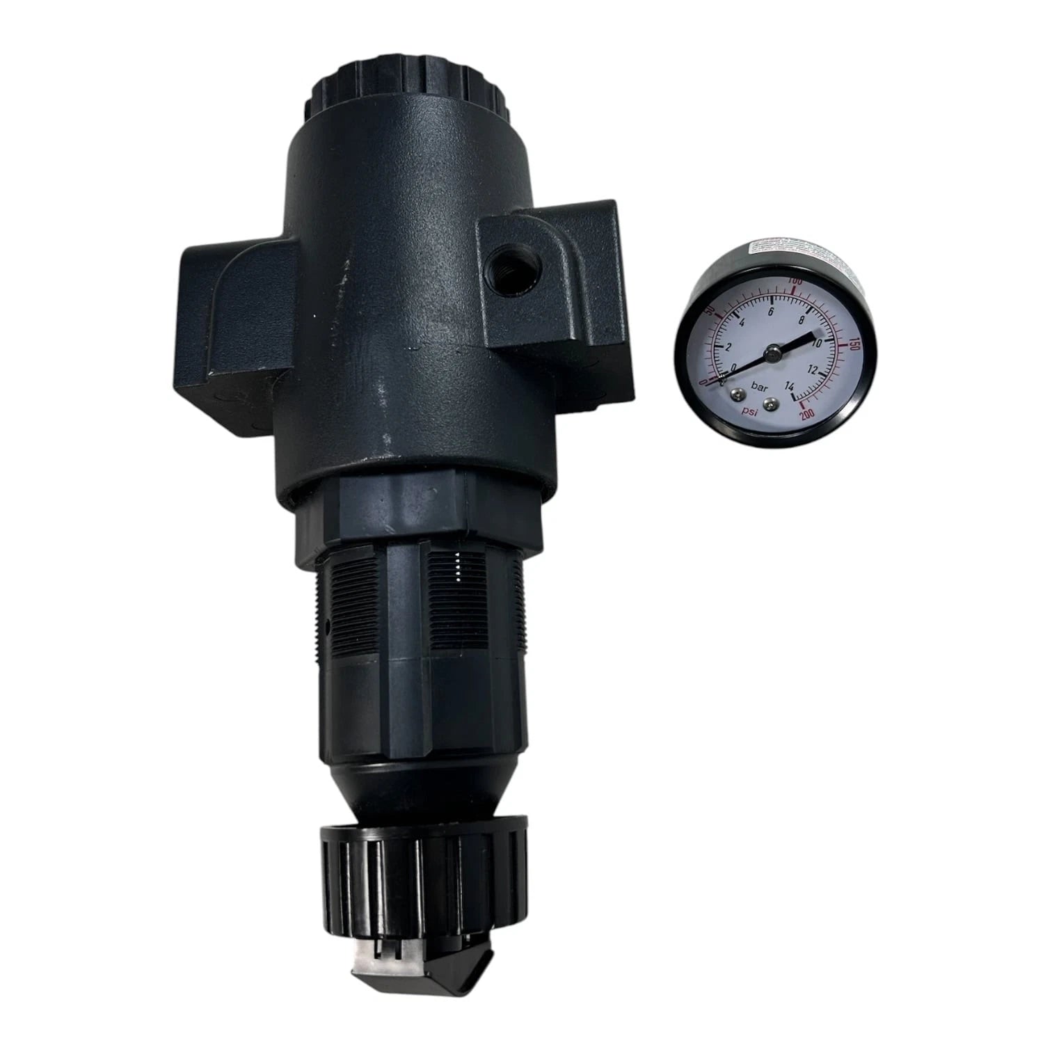 Filter Regulator 0-100PSI w/ PSI Gauge for Master Pneumatic R180M-8