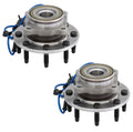 Set of 2 Front Wheel Bearing Hub Assemblies for Chevy GMC AWD (Moog)