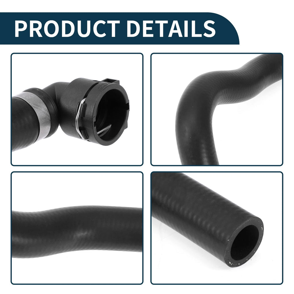 Radiator Hose Warm Air Inlet Pipe for Volkswagen Passat 2.8L (1998–2005) Rubber
