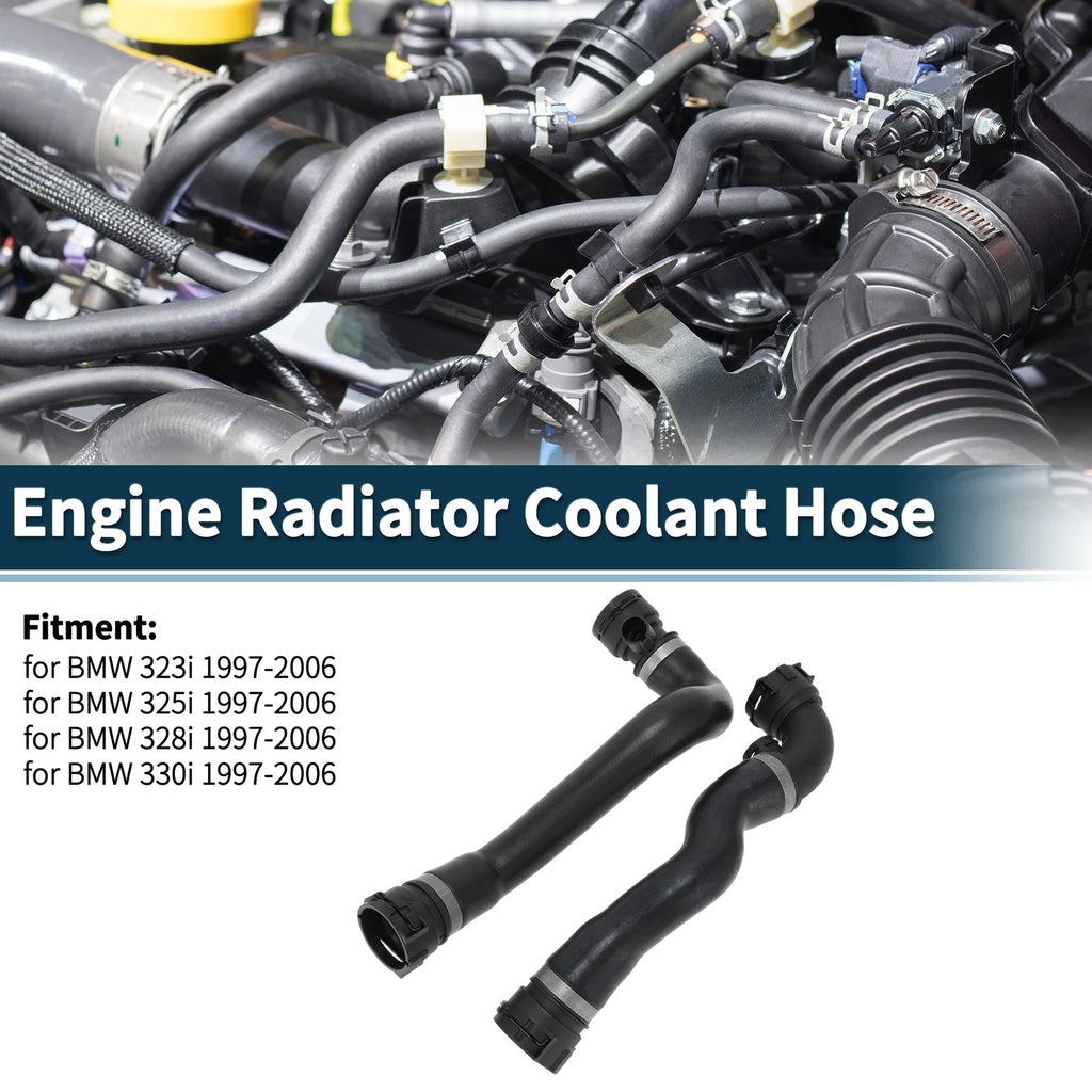Set of 1 Engine Radiator Coolant Hose for BMW 323i (1997–2006) No.11531436408