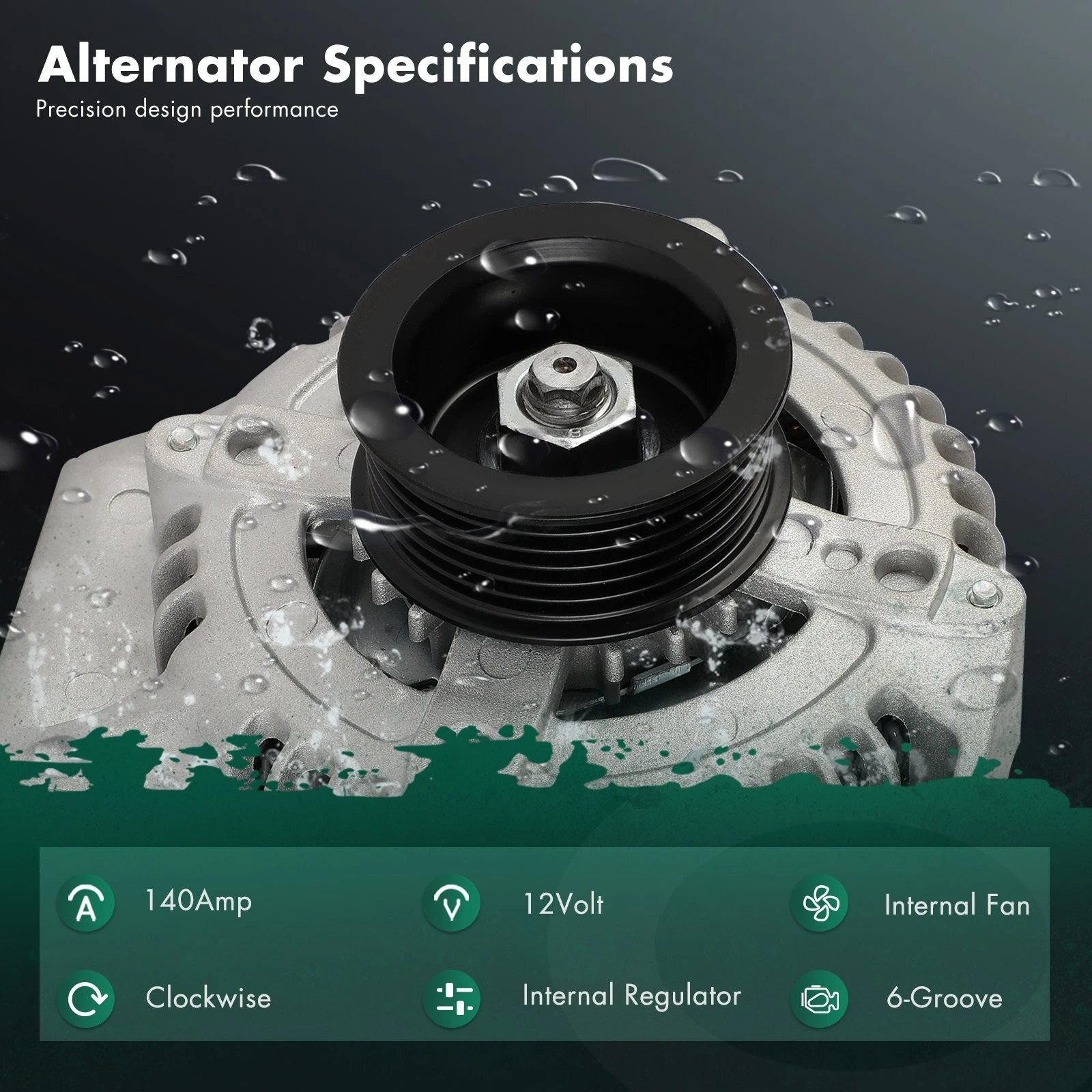 Alternator for Pontiac Bonneville/Buick LeSabre (2004–2005) 3.8L 104210-3300