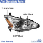 Right Passenger Side Halogen Headlight for Nissan Altima (2013–2015)