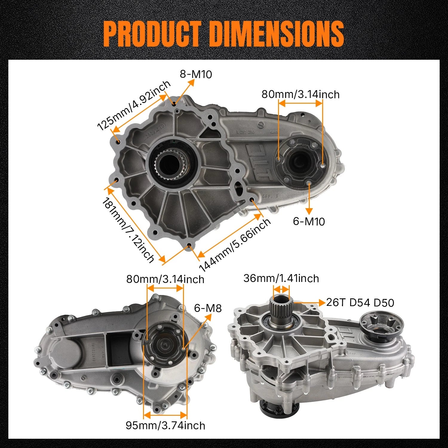 Transfer Case for Dodge Durango Jeep Grand Cherokee (2011–2013) 3.6L 5.7L AWD