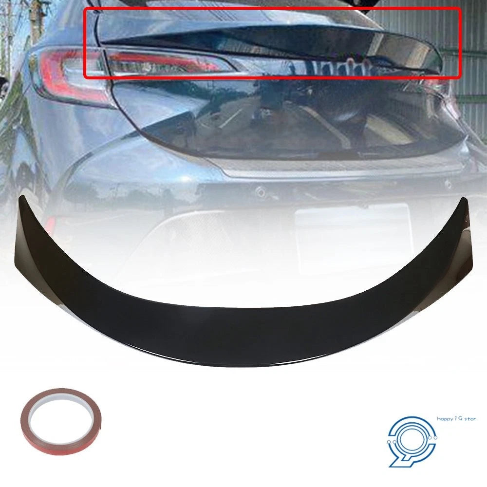 Glossy Black Tailgate Spoiler for Toyota Corolla Hatchback (2019–2022)