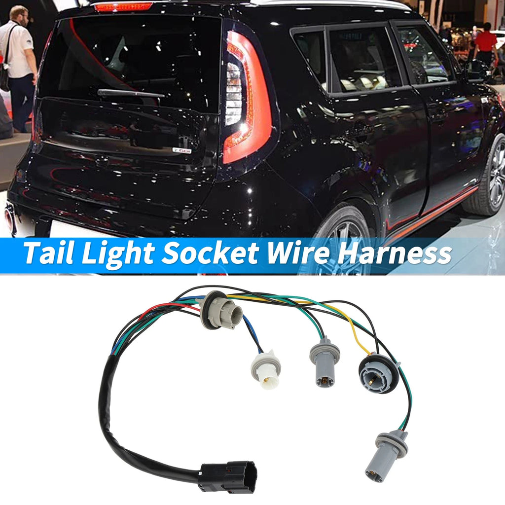Taillight Bulb Socket Wiring Harness for Kia Soul (2014–2019) No. 92450B2000