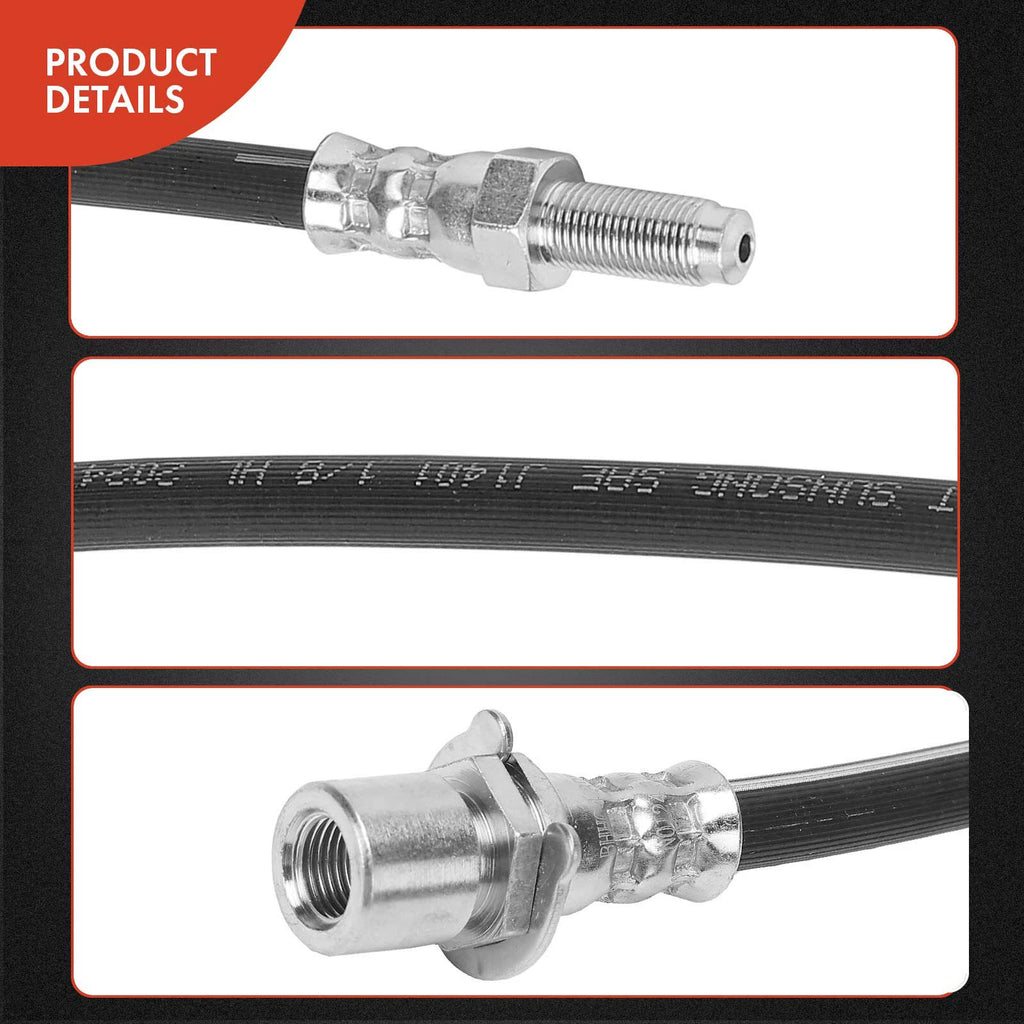 2X Rear Brake Hydraulic Hose for Ford Freestyle (2005–2017) Mercury Montego