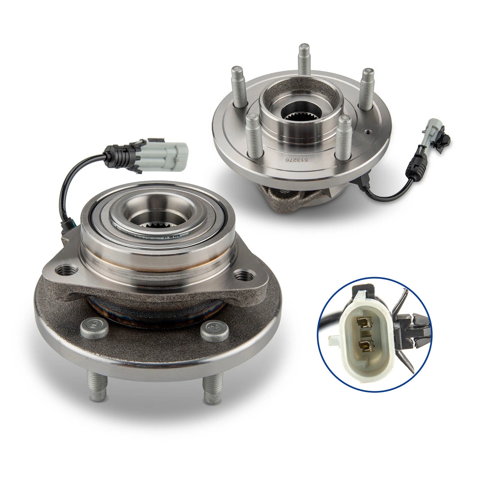 2x Front Wheel Bearing Hub for Chevrolet Equinox (2007–2009) and Saturn Vue (2008–2010)