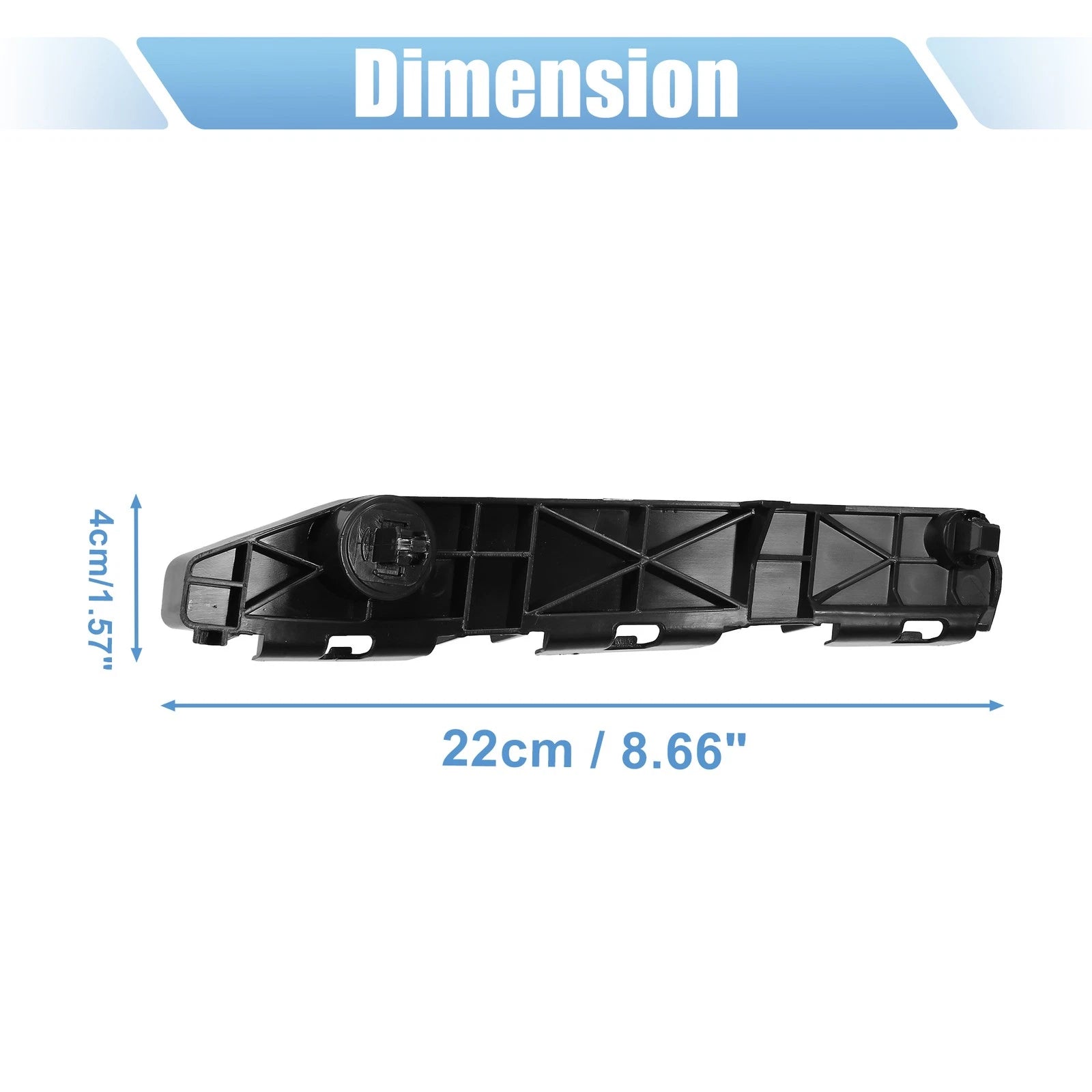 1 Pair Front Bumper Mounting Support Bracket 5253553011 for Lexus IS250 (2006–2015)
