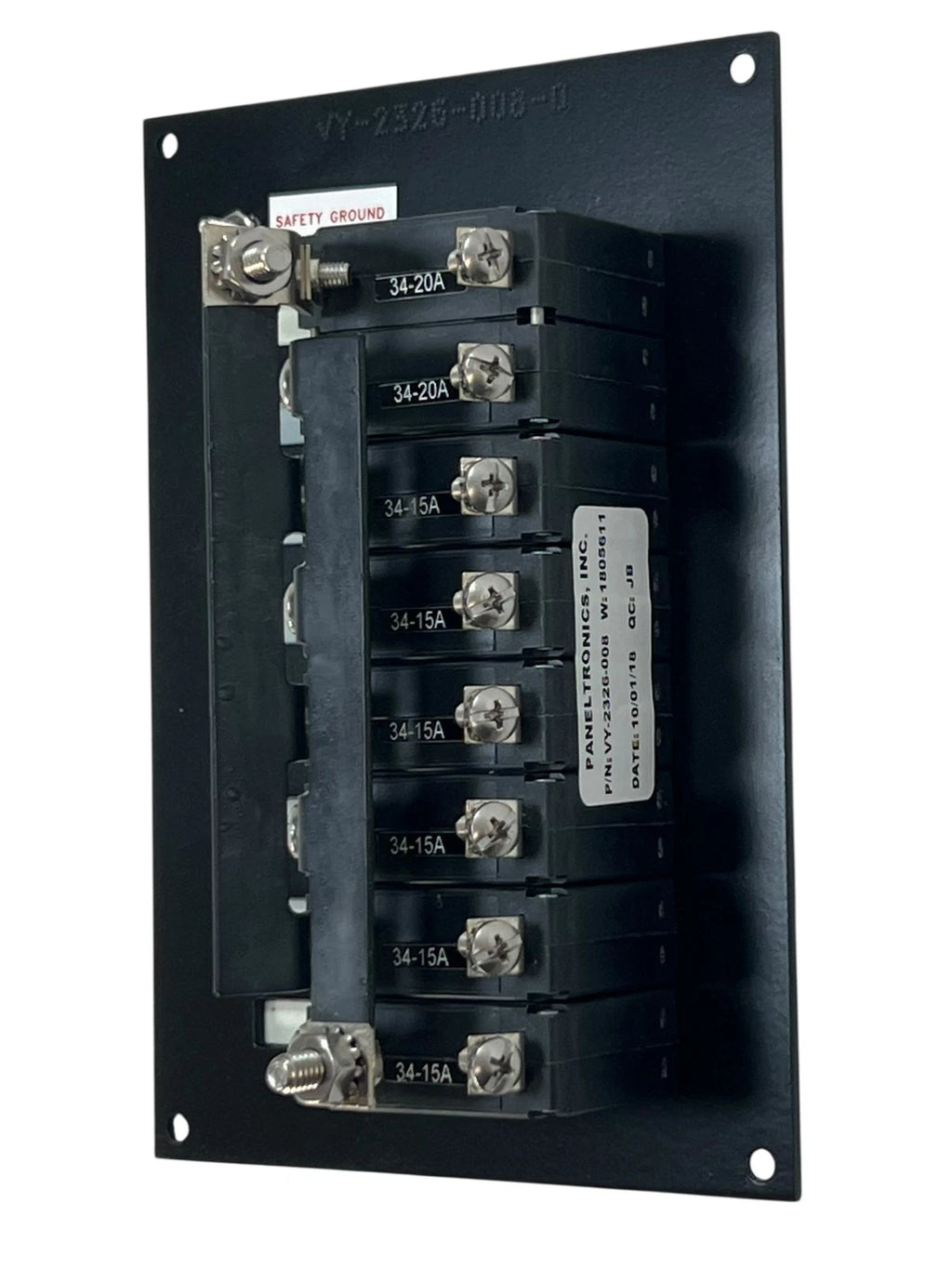 AC Panel for Marine Electrical (120 VAC / 240 VAC) 8in x 5.5in