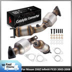 Front Catalytic Converter Left & Right for INFINITI G35 FX35 350Z 2003–2008