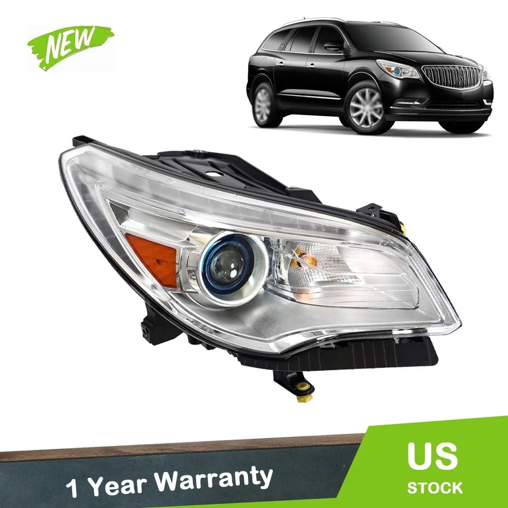 Headlight with AFS LED DRL for Buick Enclave (2013–2016) Passenger/Right Side