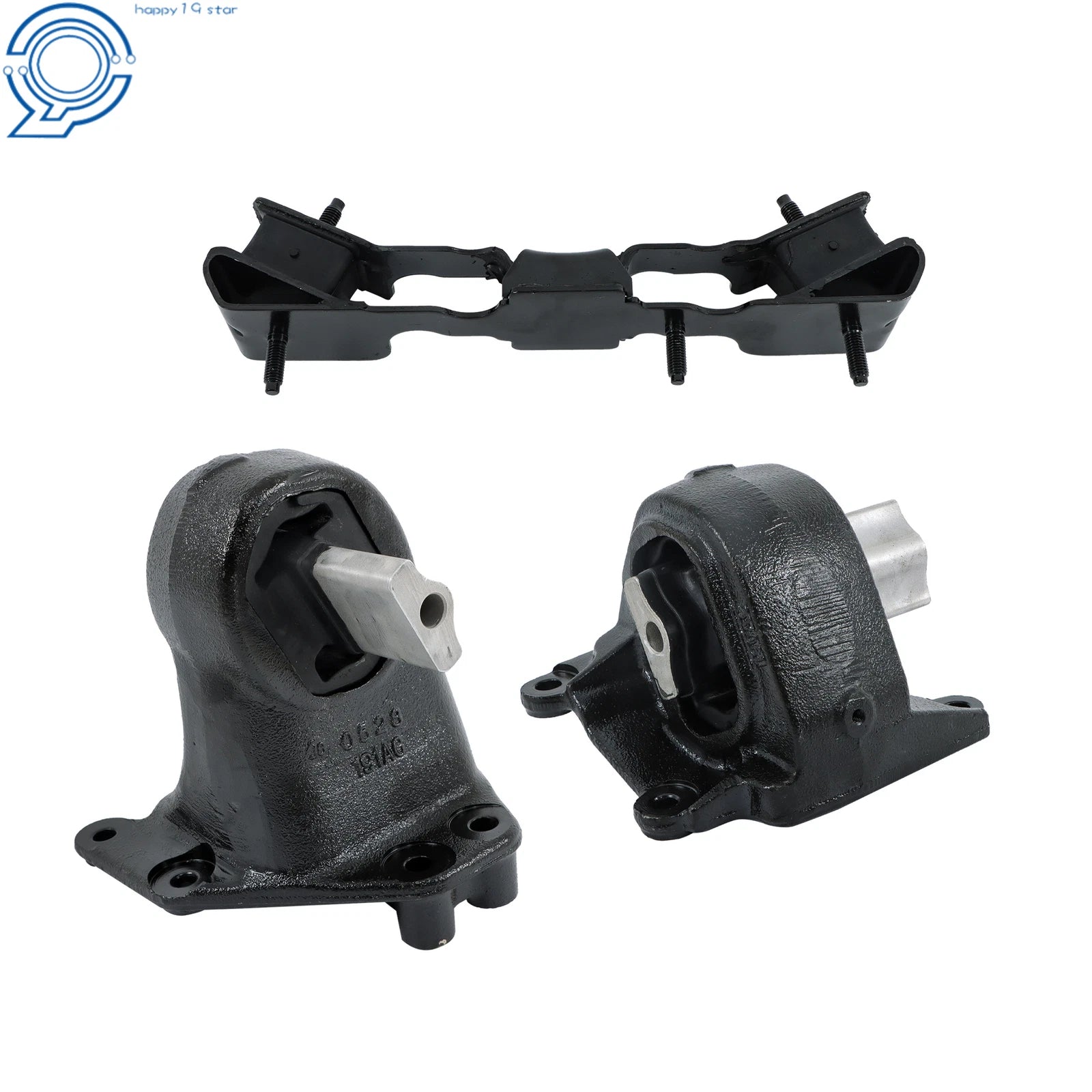 Set of 3 Engine Motor Trans Mounts for Jeep Wrangler (2012–2017)