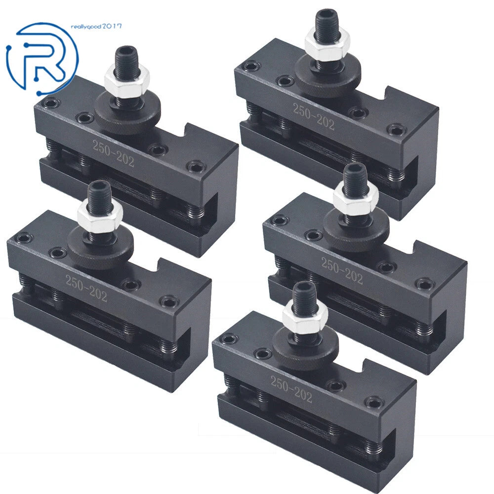 Set of 5 Quick Change Turning Facing Boring Tool Post Holders for BXA 250