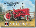 Vintage Replica Tin Metal Sign for Farmall IH Tractor (M 825)