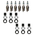 Set of 6 Denso Iridium Spark Plugs & NGK Coil Boots for Dodge Ram 1500 (2007)