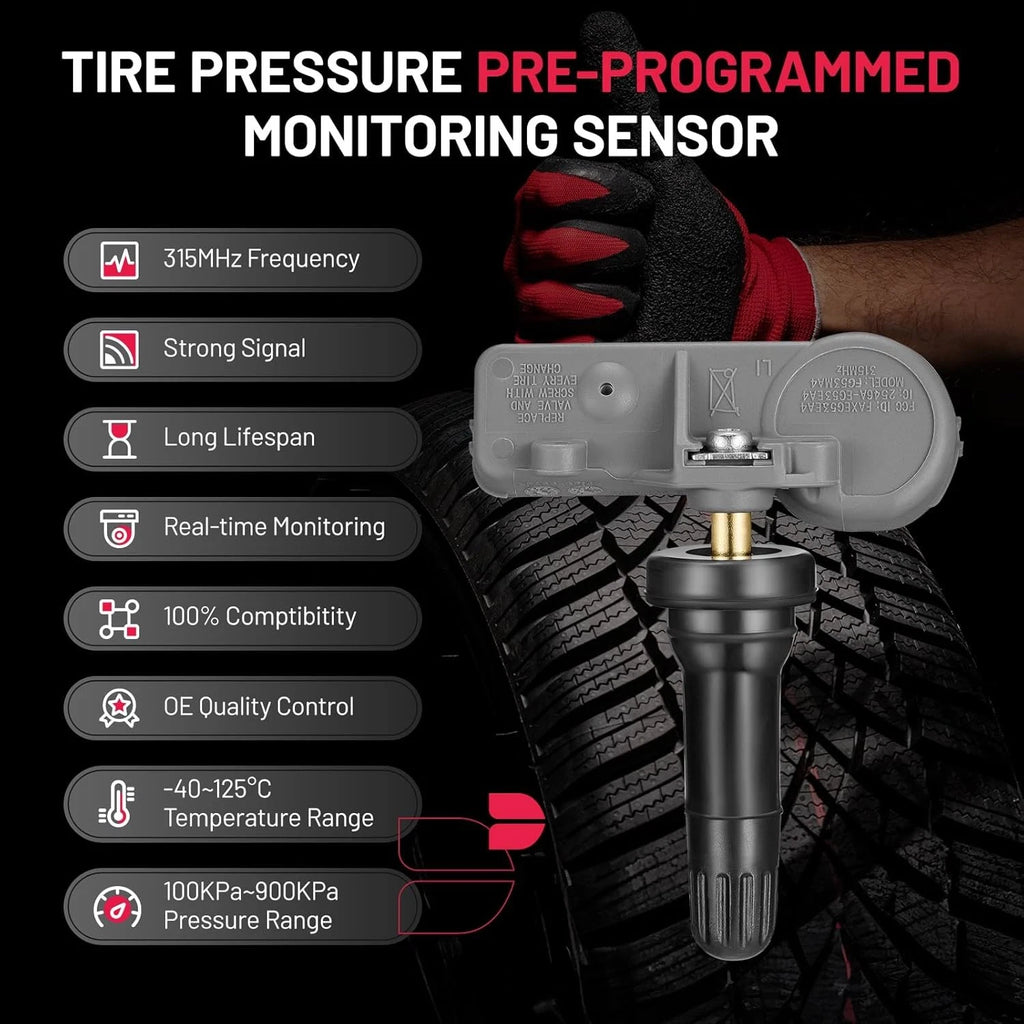 TPMS Sensors for GMC Sierra 1500 (2007–2018) 4.3L 5.3L 6.2L 4x
