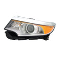 Replacement Gray/Silver Painted Driver Side Halogen Head Light Assembly w/o Logo